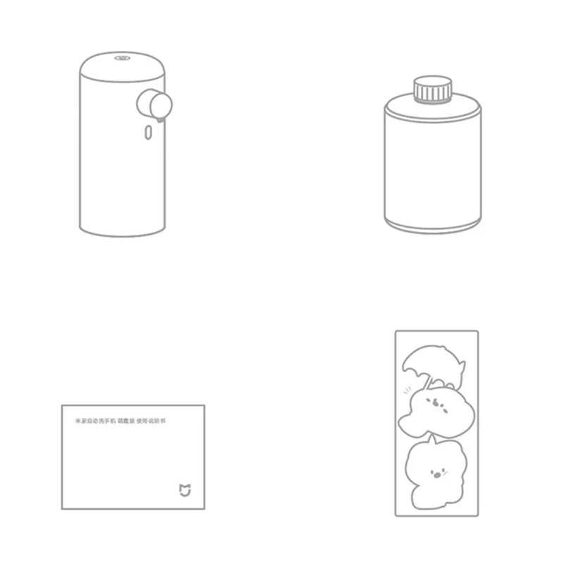 XIAOMI MIJIA MJXSJO6XW Infrared Sensor Automatic Hand Soap Dispenser with 320ml Liquid - Blue