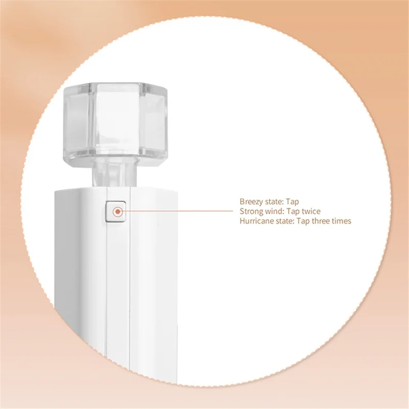 BENWIS HA-PMF Summer Cooler Perfume Shaped Fan Handheld Fan for Commuting - Blue