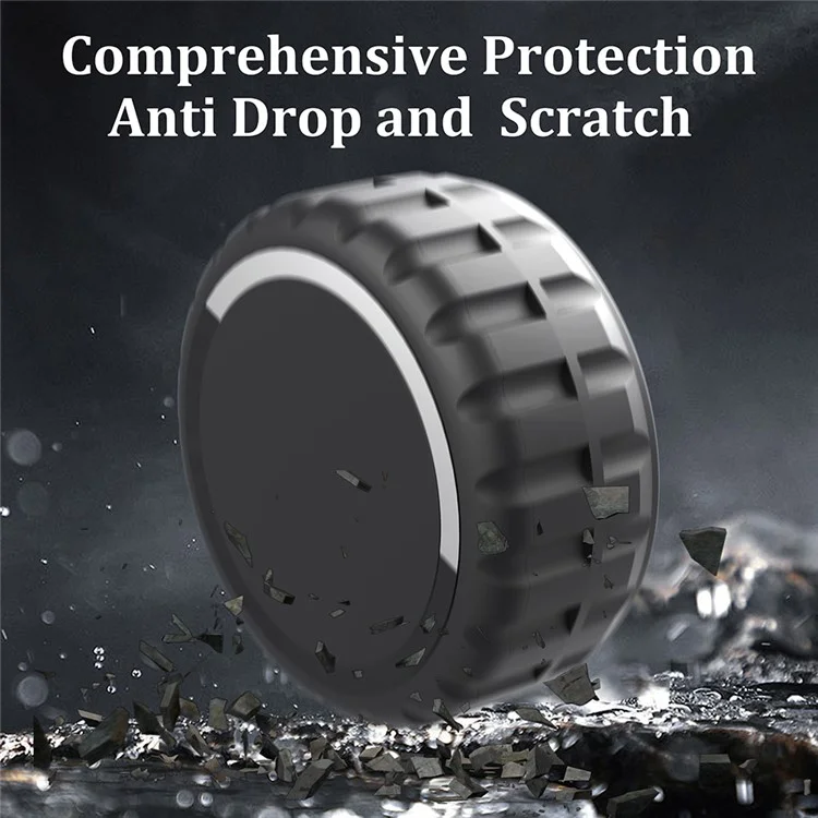 4Pezzi per Apple AirTag Bluetooth Tracker Adesivo Custodia protettiva in PC impermeabile