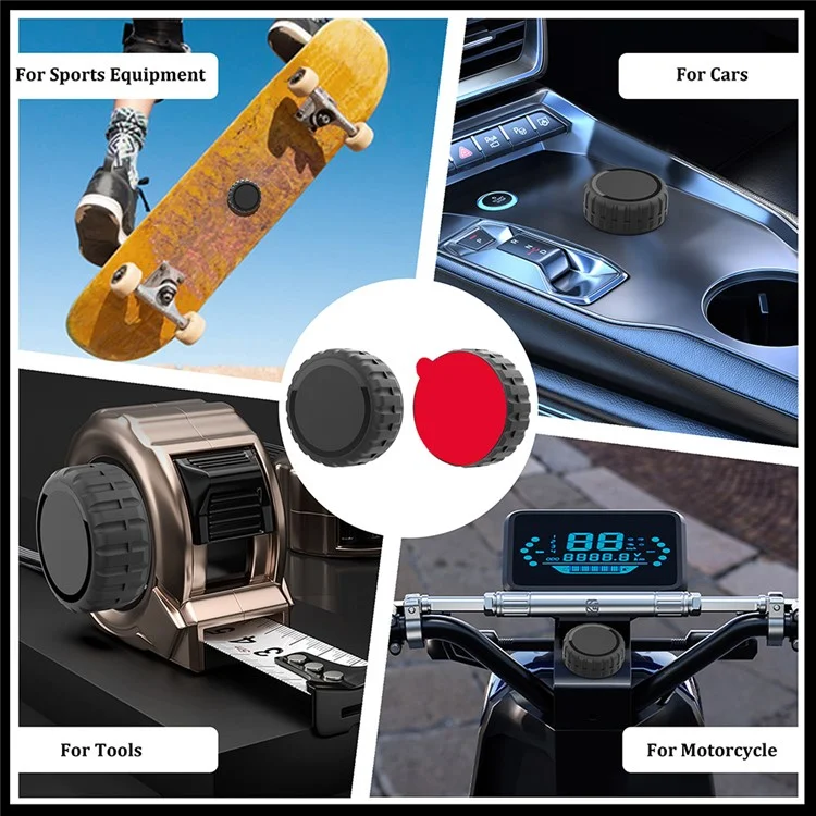 4Pezzi per Apple AirTag Bluetooth Tracker Adesivo Custodia protettiva in PC impermeabile