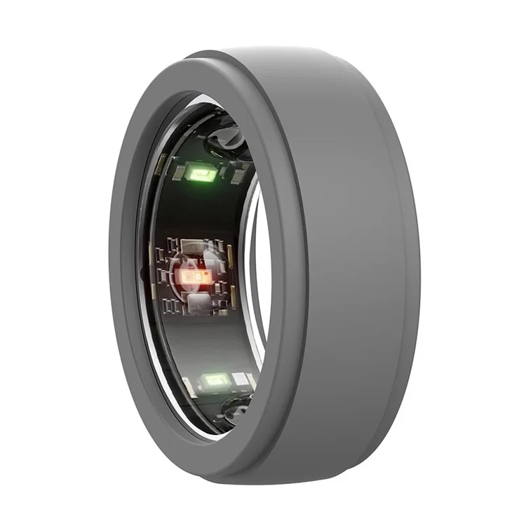 Protective Sleeve for Samsung Galaxy Ring / Oura Ring Generation 3 Size M Anti-Scratch Silicone Cover - Dark Grey