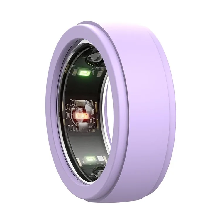 Protective Sleeve for Oura Ring Generation 3 Anti-scratch Silicone Ring Cover, Size S - Purple