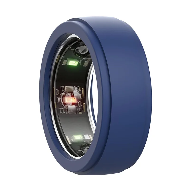 Protective Sleeve for Samsung Galaxy Ring / Oura Ring Generation 3 Anti-Scratch Silicone Ring Cover, Size S - Dark Blue