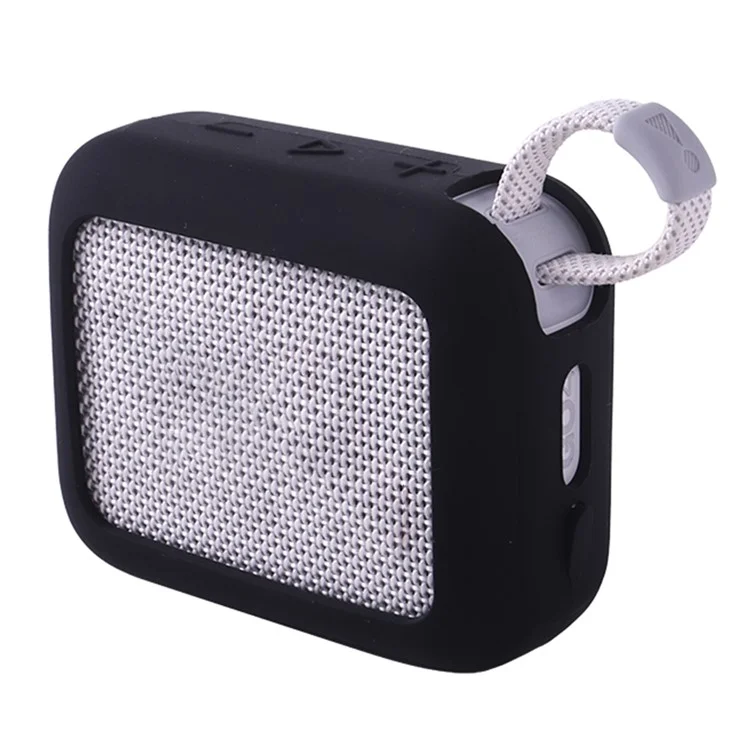 Силиконовый чехол для портативной колонки JBL Go 4 с защитой от падений - черный