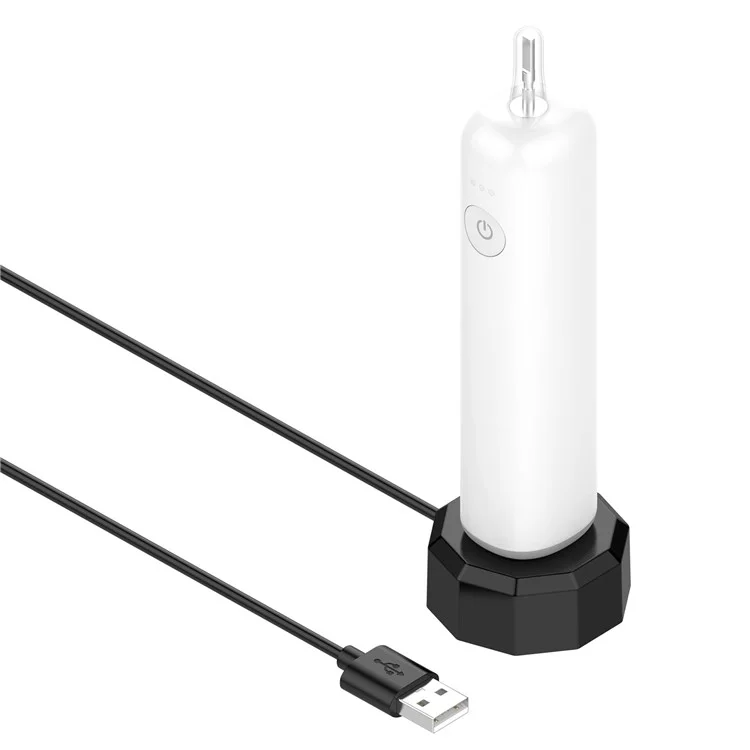 Para Laifen Escova de Dentes Elétrica Base de Carregamento Magnético Cabo USB Carregador - Preto