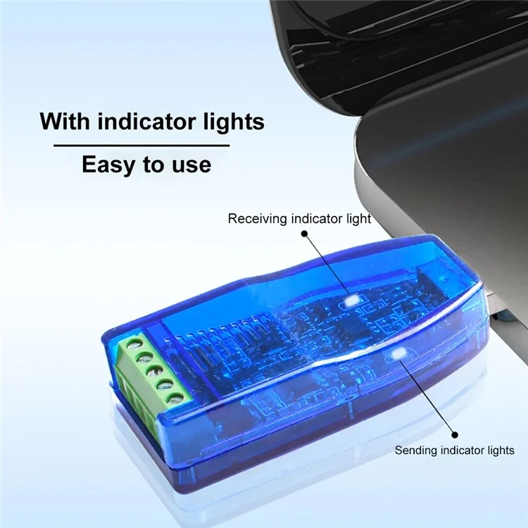 USB to RS485 RS232 Converter USB 2.0 Apdater Upgrade Protection for Win8 / 10 Linux Mac Vista / Linux