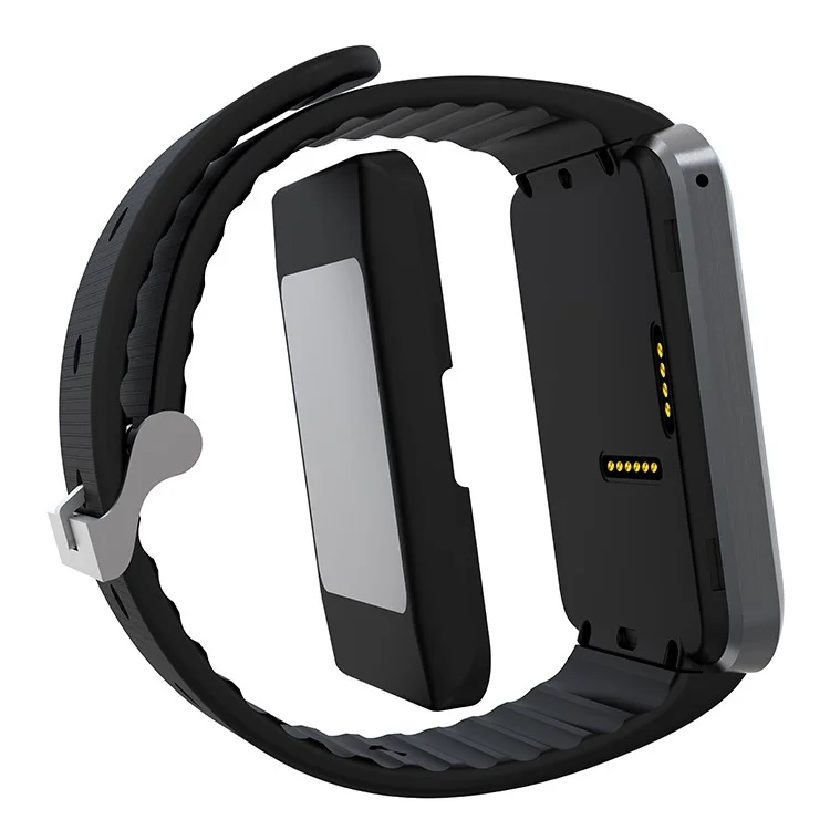 Uwatch U11 Bluetooth Smart Watch Phone Support iOS Android with Pedometer Sleep Monitor Anti-theft Compass Function - Grey