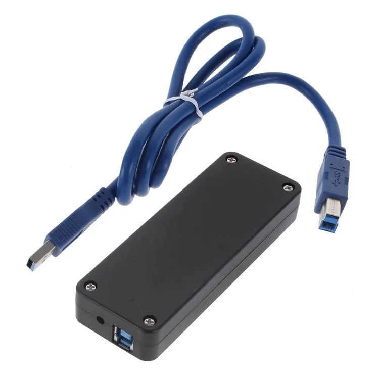 BYL-3015 USB 3.0 High Speed 4.8Gbps 5-Port Hub with Power Switches & LED Indicators