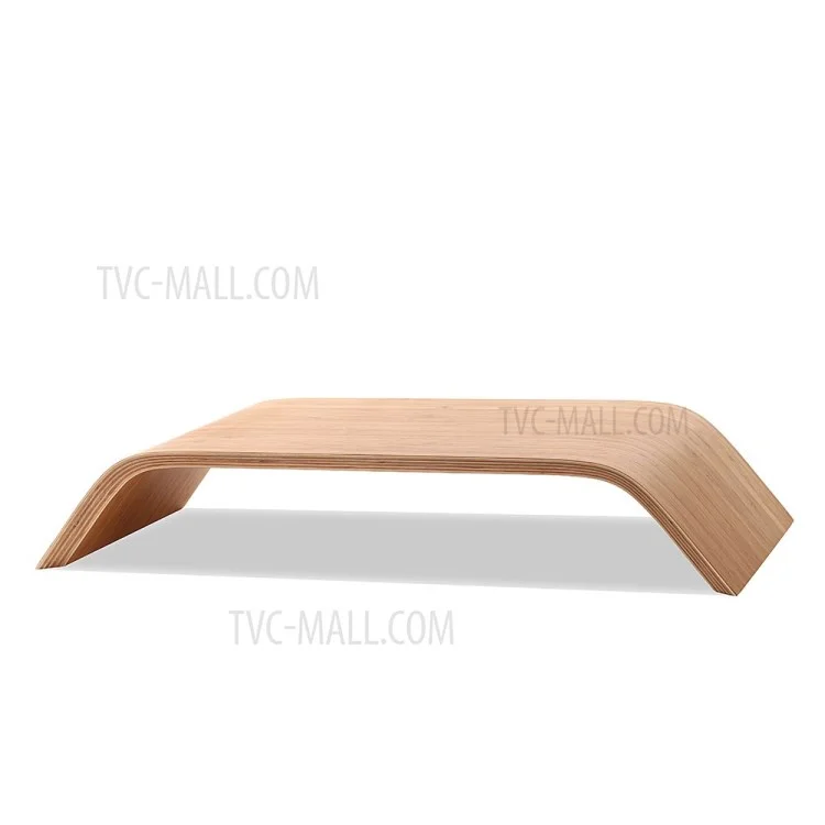 SAMDI Universal Wood Computer Monitor Riser Ständer Druckfreisetzung Ergonomisches Design Für Imac Apple, Standoberfläche: 36 x 23 cm