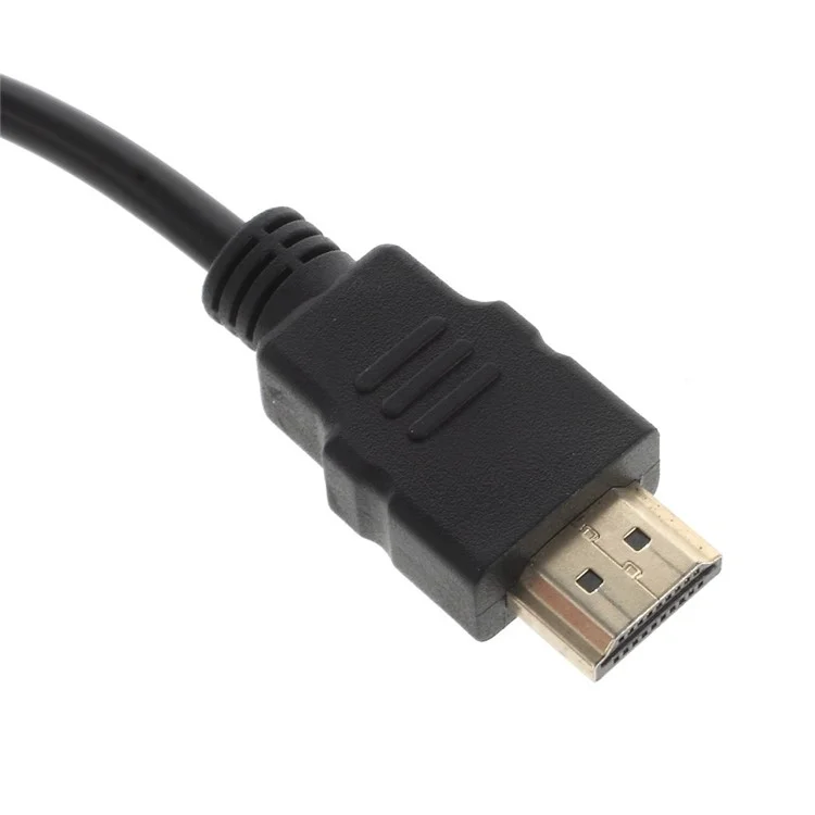 3 in 1 1080P HDMI Male to VGA Female Video Converter Adapter Cable + Micro HDMI / Mini HDMI to HDMI Female Adapter