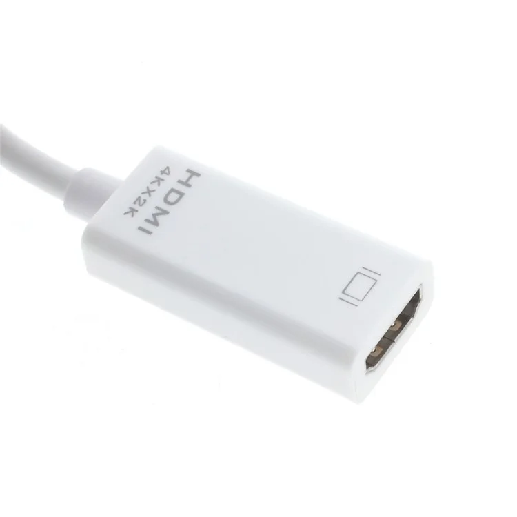 4K x 2K Mini Displayport Male to HDMI Female Adapter Cable Support 3D, Length: 8.2cm