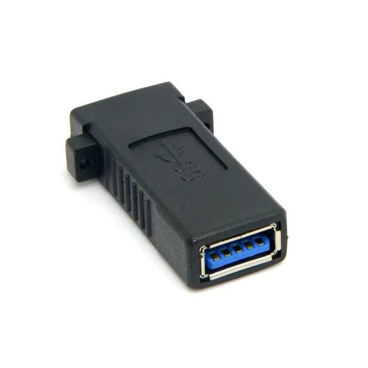U3-258 USB 3.0 A Female to A Female Extension Keystone Jack Coupler Adapter for Wall Plate Panel USB Cable