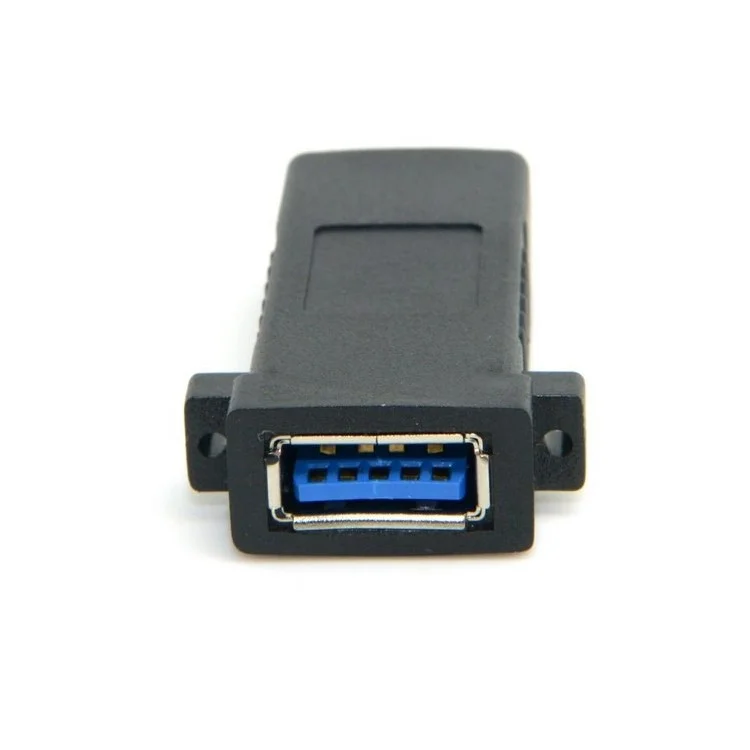U3-258 USB 3.0 A Female to A Female Extension Keystone Jack Coupler Adapter for Wall Plate Panel USB Cable