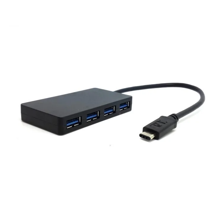 Tipo-C a 4 puertos USB 3.1 Hub de transferencia de datos de alta velocidad Adaptador para MacBook Laptop Tablet