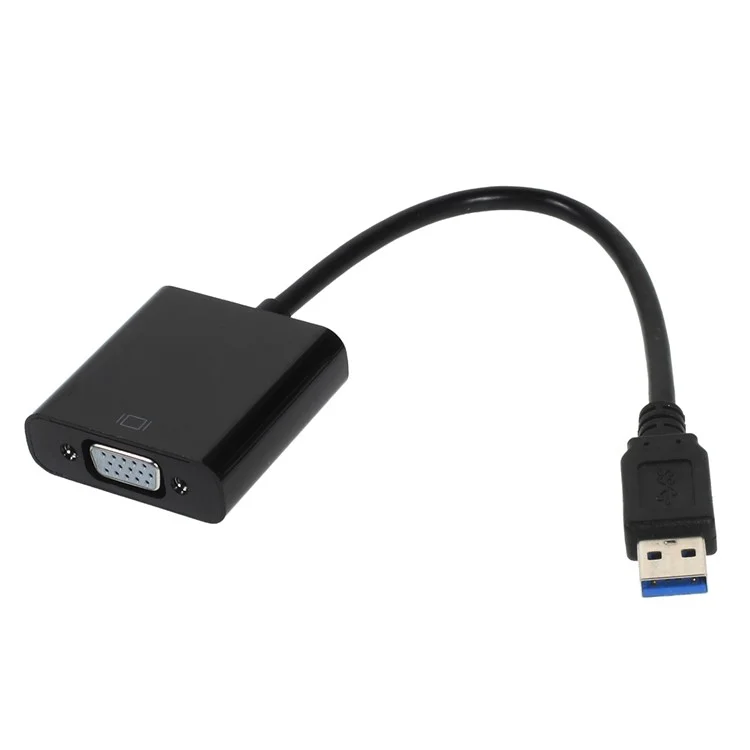 Super Speed Male USB 3.0 to Female VGA External Graphics Adapter Cable