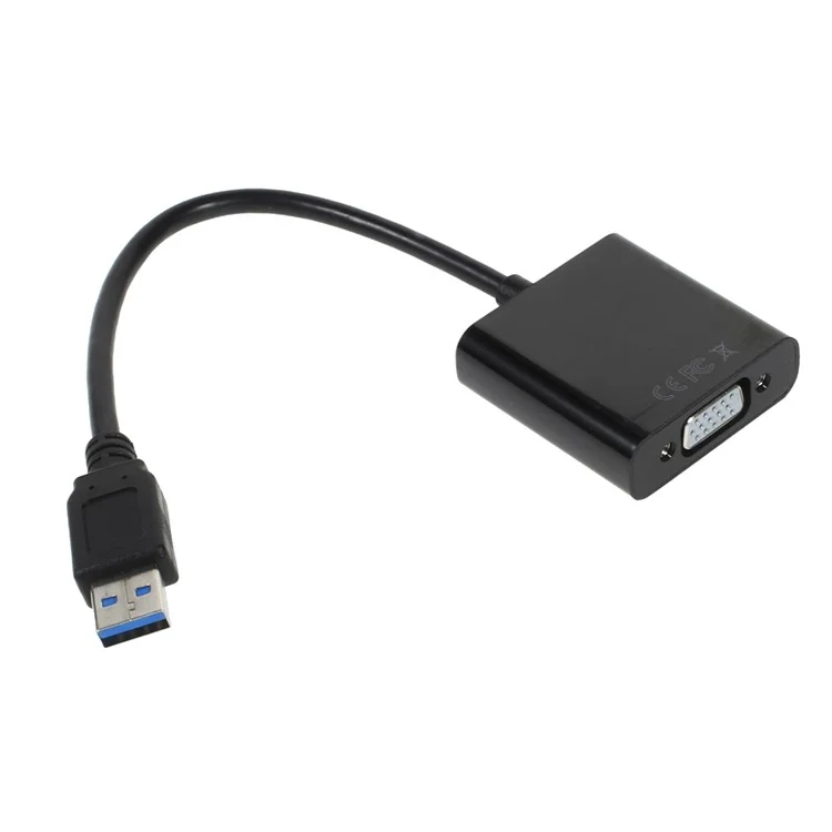 Super Speed Male USB 3.0 to Female VGA External Graphics Adapter Cable