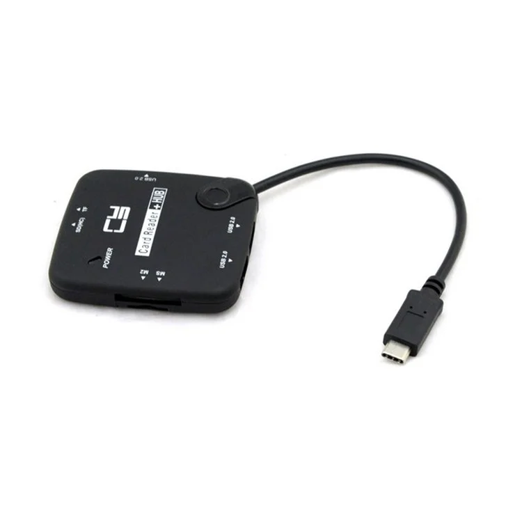 USB 3.1 Type C USB-C Multiple 3-Port USB Hub and TF/SD/MS Card Reader (U3-231)