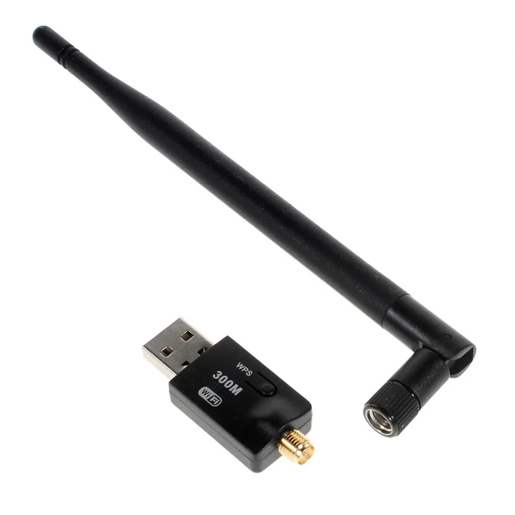 U-LINK 300Mbps USB WiFi Wireless Adapter Network LAN Card with Antenna 802.11N
