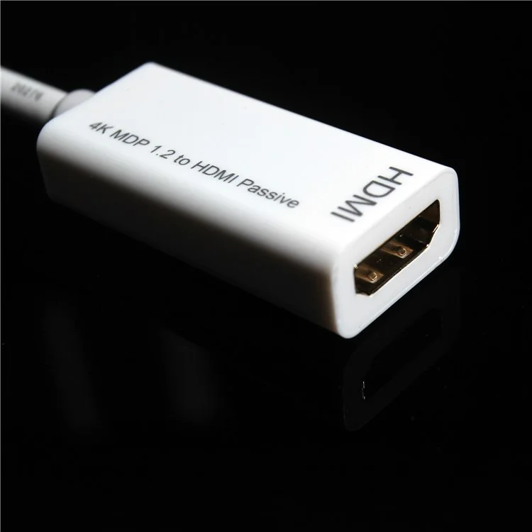 Mini DisplayPort Male to HDMI Female Adapter 20cm Cable Gold Color-plated Jack Support 4K