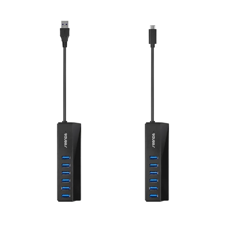 SEENDA 6 Ports USB 3.0 HUB Charger with SD TF Card Reader