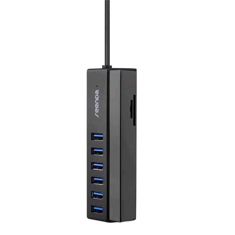 SEENDA 6 Ports USB 3.0 HUB Charger with SD TF Card Reader