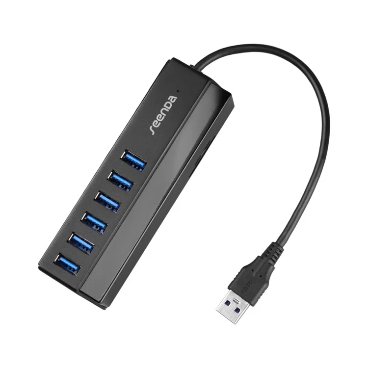 SEENDA 6 Ports USB 3.0 HUB Charger with SD TF Card Reader