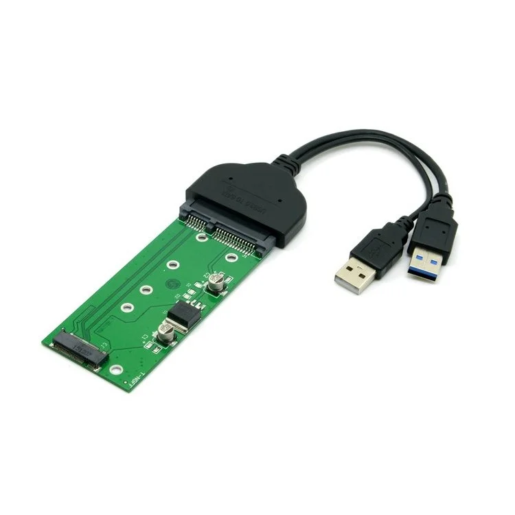 USB 3.0 to SATA 2.5" Hard Disk to M.2 NGFF PCI-E 2 Lane SSD