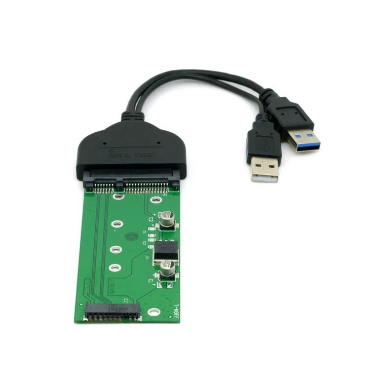 USB 3.0 to SATA 2.5" Hard Disk to M.2 NGFF PCI-E 2 Lane SSD