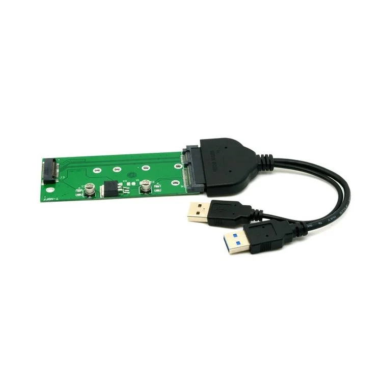 USB 3.0 to SATA 2.5" Hard Disk to M.2 NGFF PCI-E 2 Lane SSD