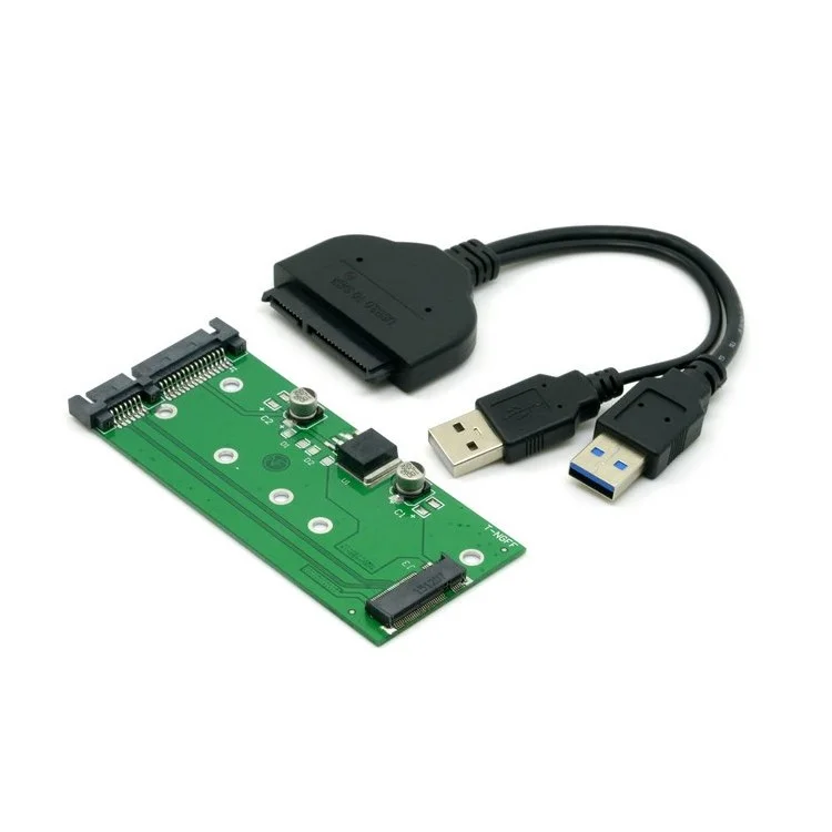 USB 3.0 to SATA 2.5" Hard Disk to M.2 NGFF PCI-E 2 Lane SSD