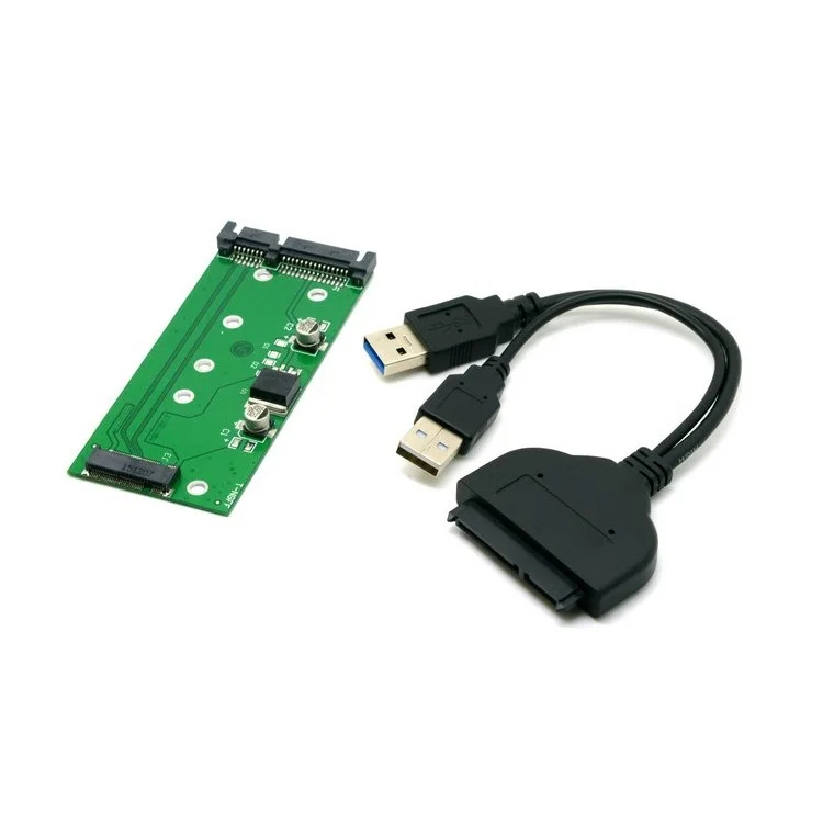 USB 3.0 to SATA 2.5" Hard Disk to M.2 NGFF PCI-E 2 Lane SSD