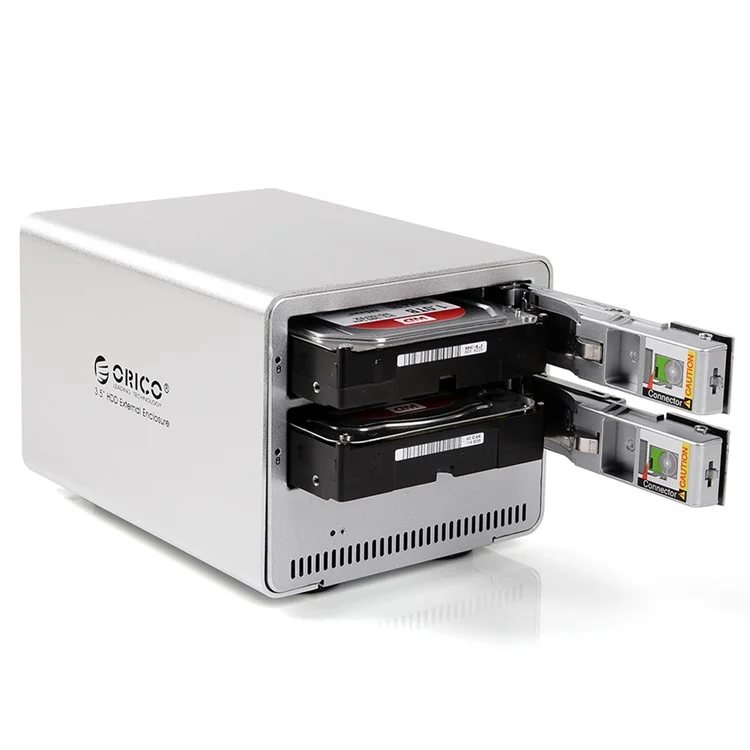 ORICO 9528U3 USB 3.0 2-Bay Aluminum 3.5 inch HDD External Enclosure - White