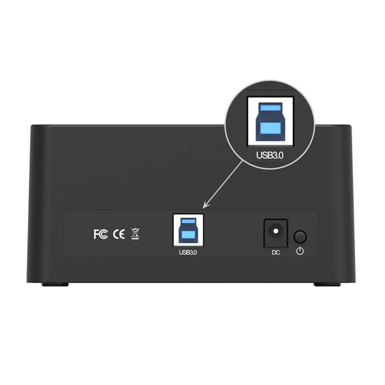 ORICO SuperSpeed USB3.0 SATA Hard Drive Docking Station 1-Bay for 2.5 / 3.5 inch HDD & SSD (6619US3) - US Plug