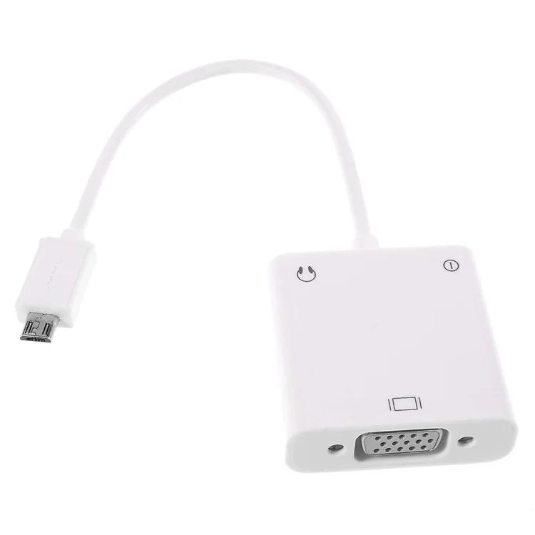 Micro USB MHL to VGA Adapter + Micro 5-pin to 11-pin Adapter + 3.5mm Audio Cable Kit