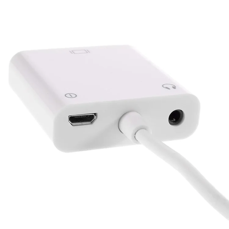Micro USB MHL to VGA Adapter + Micro 5-pin to 11-pin Adapter + 3.5mm Audio Cable Kit