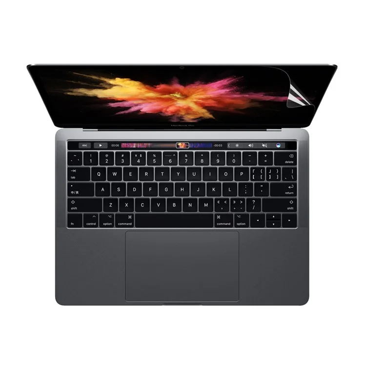 2Pcs BASEUS CF High Definition Full Glue Screen Protector Film for MacBook Pro 13.3 Inch / with Touch Bar (2016)