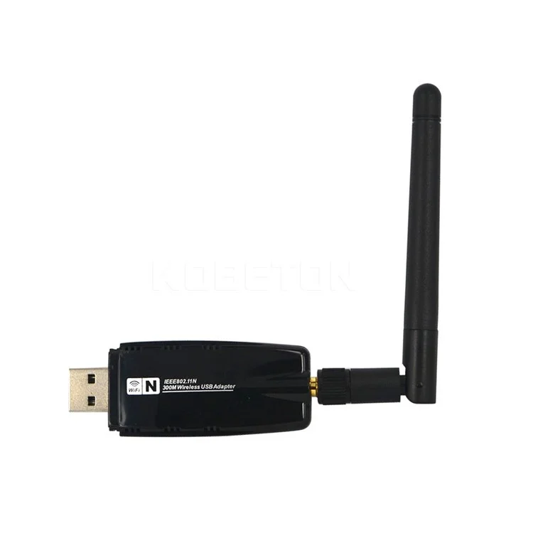 300Mbps WiFi USB Adapter Dongle Ethernet Network Card with Antenna