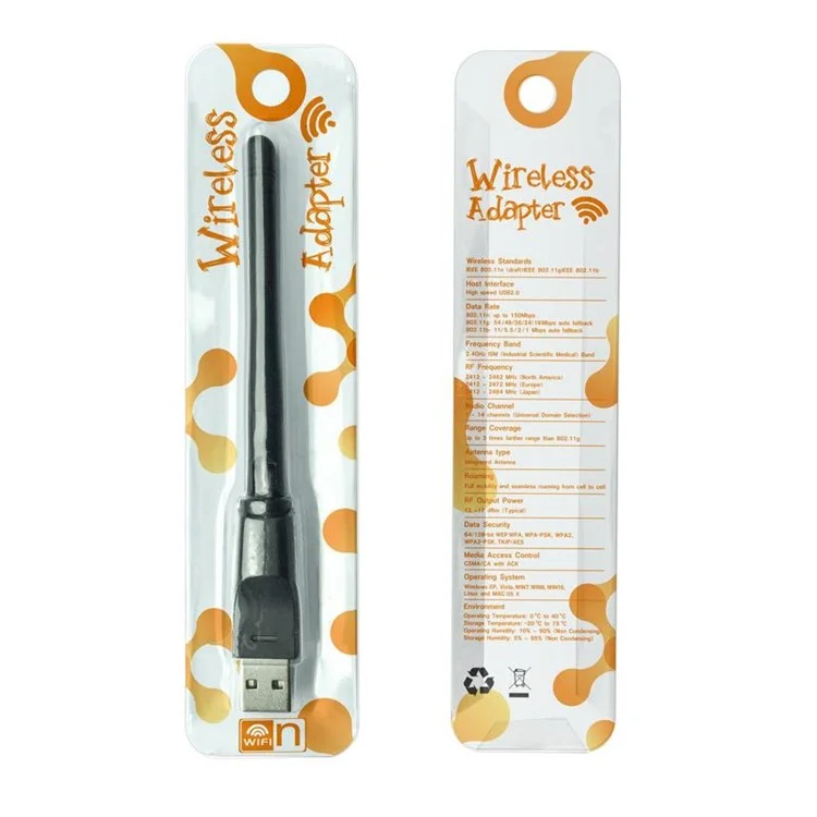 Adaptateur USB WiFi portable sans fil 5370 avec antenne externe