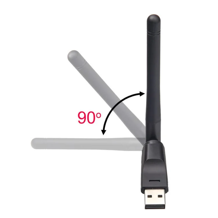 5370 Adaptador WiFi USB Sem Fio Portátil Com Antena Externa