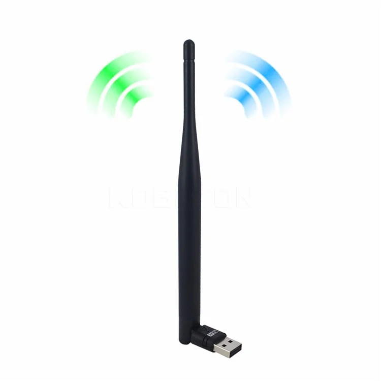 AC600 2.4GHz & 5GHz Dual Band Wireless Wifi Antenna USB Adapter