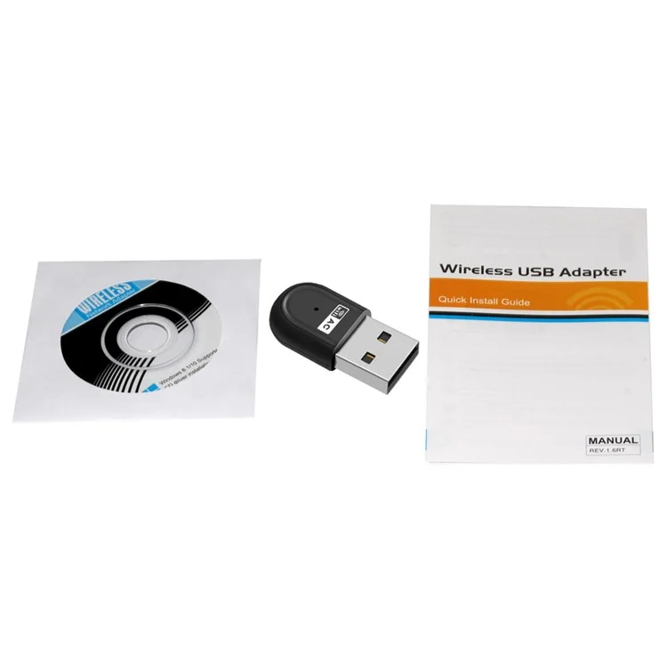 AC600 Dual-Band 2.4G/5G Wifi USB Adapter