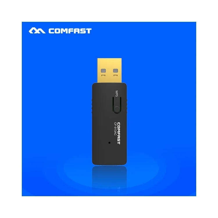 COMFAST CF-913AC 600Mbps 2.4/5.8GHZ Dual Band Bi-Directional WiFi Adapter Mini Wireless Dongle