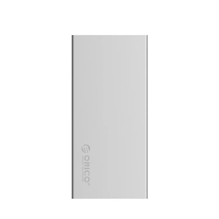 ORICO Aluminum Dual-bay 10Gbps M.2 RAID External Hard Drive Enclosure (DM2-RC3-SV)