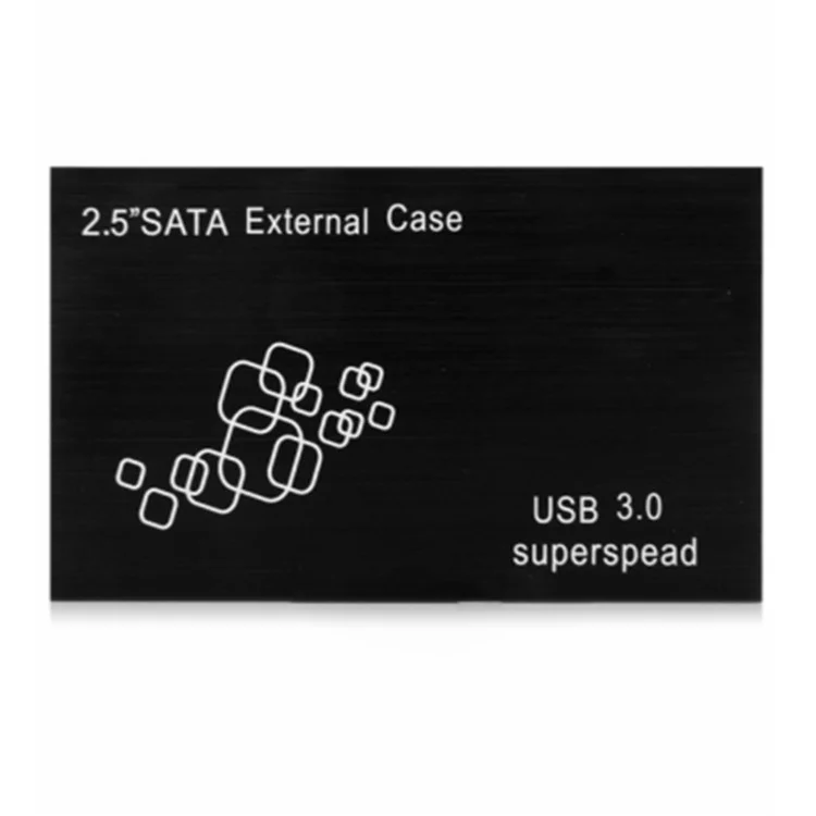 TS-25HC307 Aluminum Alloy 2.5 inch Super Speed USB3.0 to SATA Hard Drive Enclosure - Black