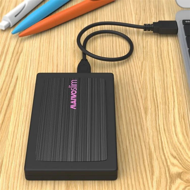 MAIWO Aluminum Alloy 2.5" USB 3.0 to SATA External Hard Drive Enclosure (K2588)