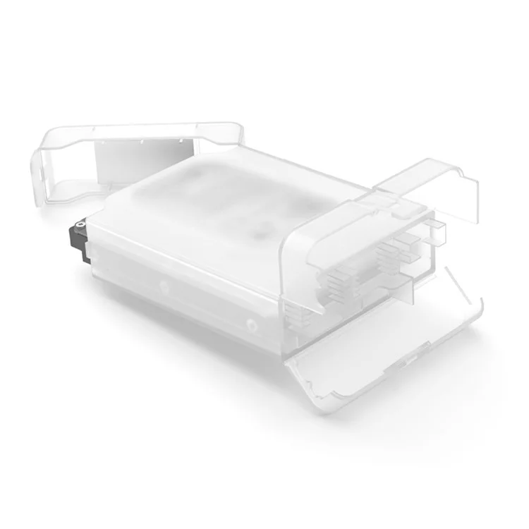 MAIWO K10435 2.5''/3.5'' SATA III External Hard Drive Enclosure USB 3.0 Transparent HDD/SSD 9.5mm Hard Disk Reader Case Protector