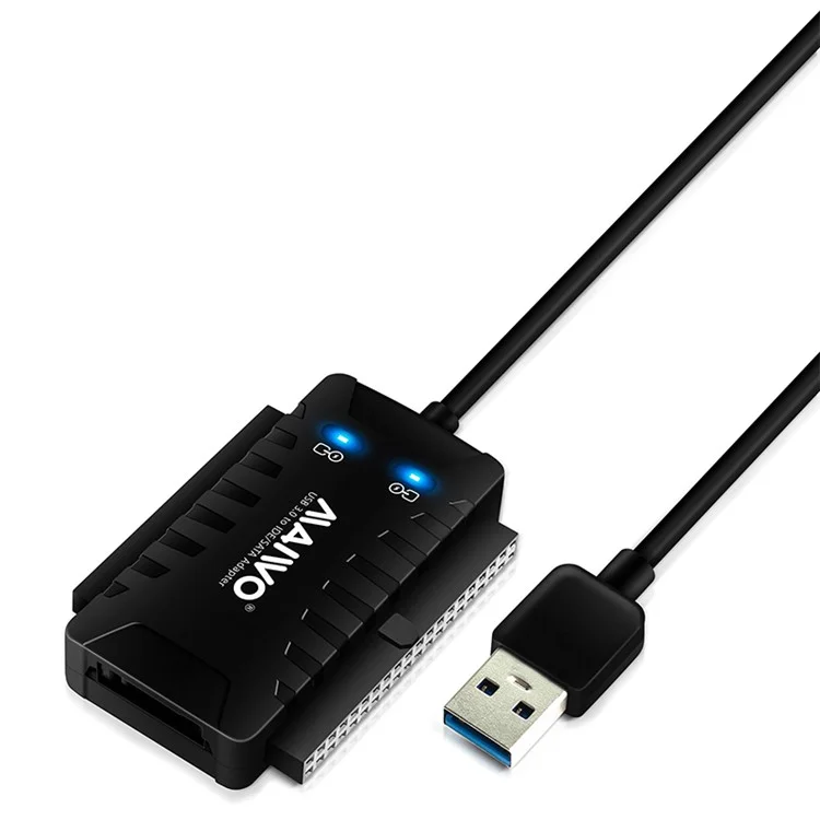 MAIWO K132U3IS USB 3.0 to 2.5" 3.5" IDE SATA Converter External Hard Drive Adapter - US Plug
