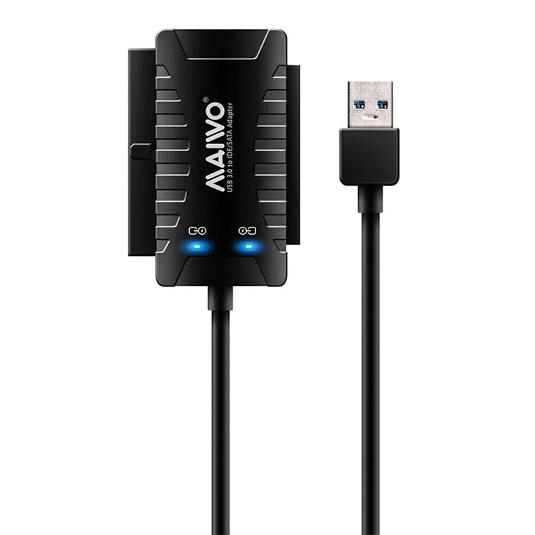 MAIWO K132U3IS USB 3.0 to 2.5" 3.5" IDE SATA Converter External Hard Drive Adapter - US Plug