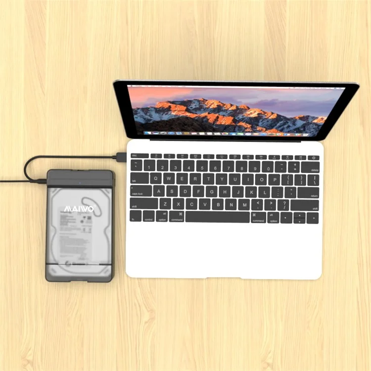 MAIWO K10535 USB 3.0 External HDD Hard Drive Disk Enclosure Supports 2.5/3.5 inch SATA HDD/SSD