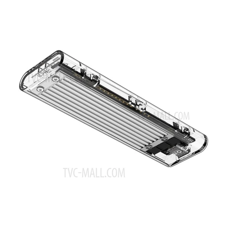 ORICO TCM2-C3 NVME M.2 vers Type-C Boîtier SSD Prise en charge M Key UASP 2 To JMS578 - Argent